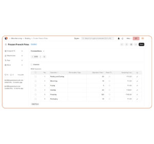 Routing and operations optimization tools in ERPNext for manufacturing processes