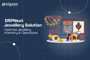 ERPNext dashboard for jewellery inventory, POS and production management..