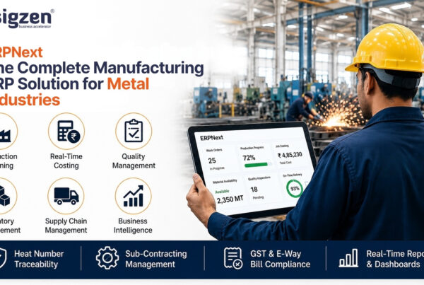 ERPNext for Metal Manufacturing: Smarter Production, Cost Control & Quality Management