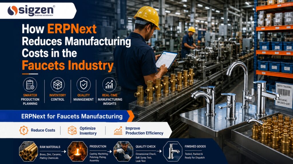 ERPNext Reduces Manufacturing Costs in the Faucets Industry