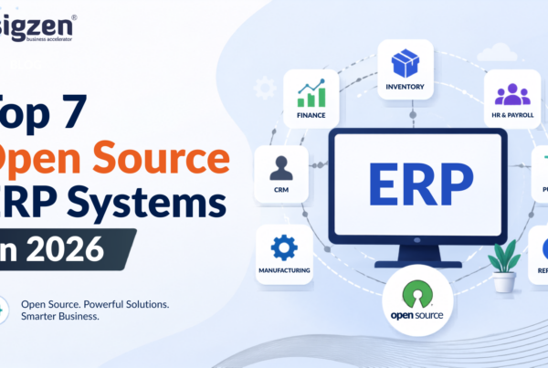 Top 7 Open Source ERP Systems in 2026, with ERP modules for finance, inventory, HR, CRM, and manufacturing