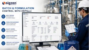 Batch and Formulation Control in Chemical Manufacturing How ERPNext